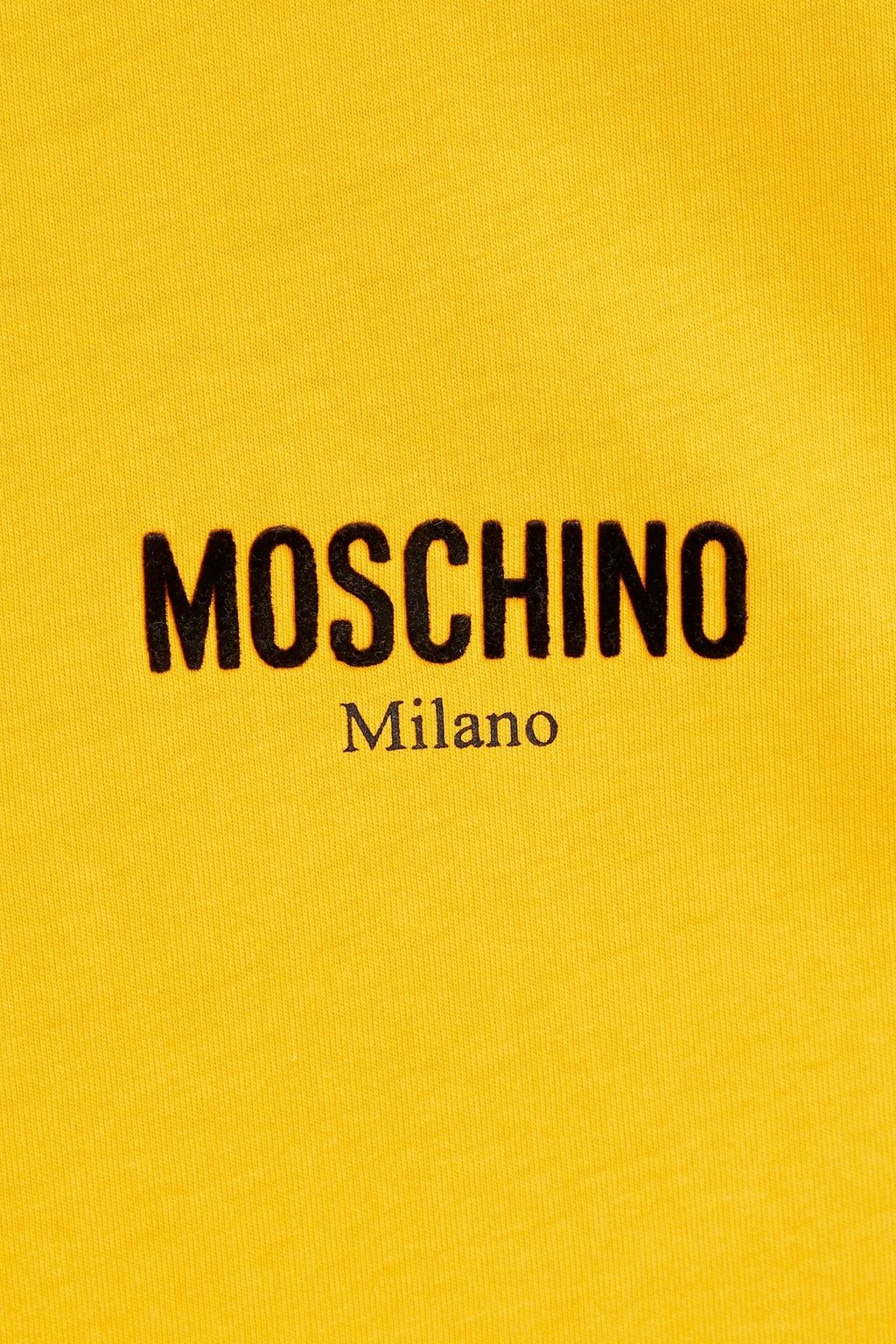 MOSCHINO Logo-embroidered cotton-jersey T-shirt