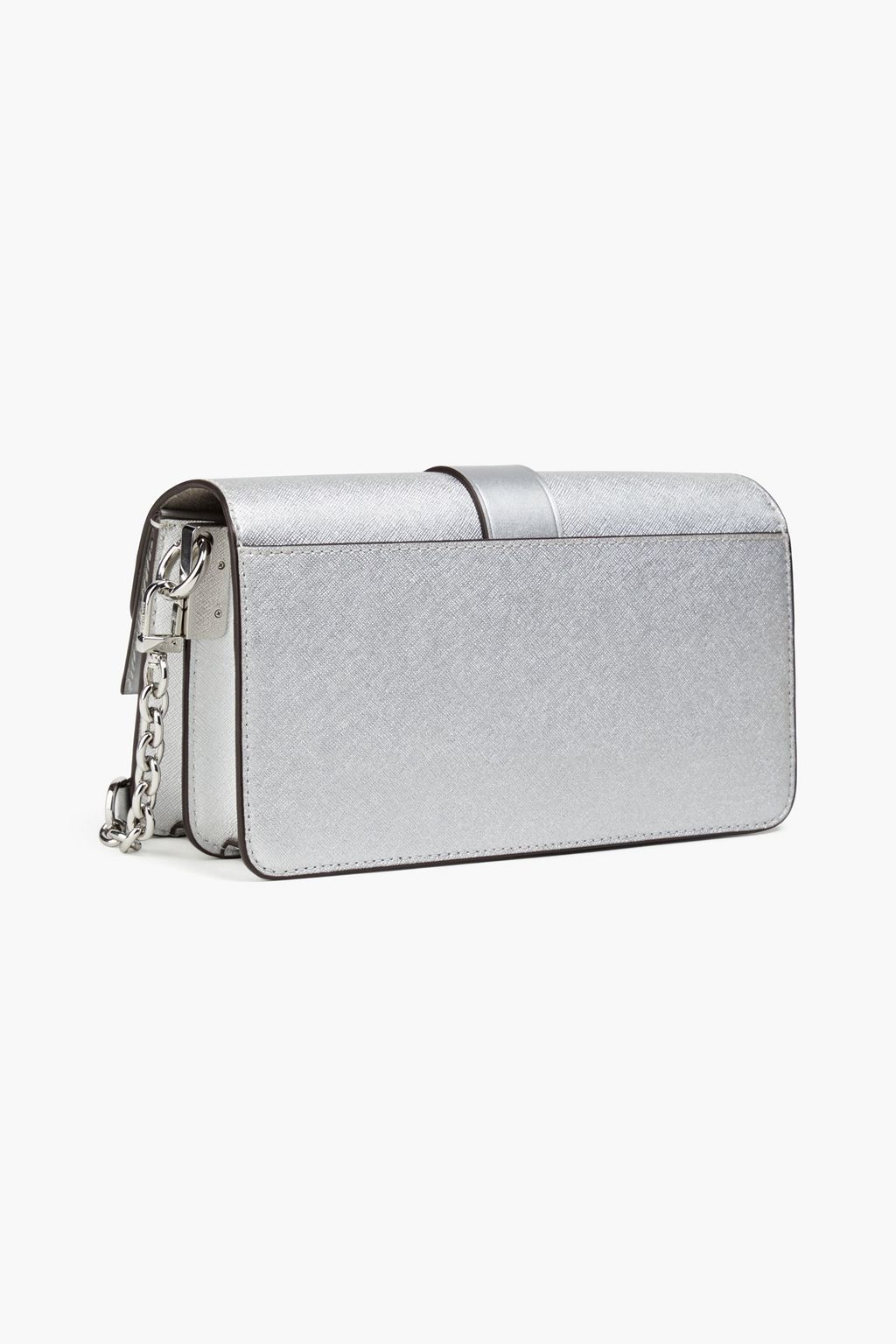 MICHAEL MICHAEL KORS Metallic textured-leather shoulder bag