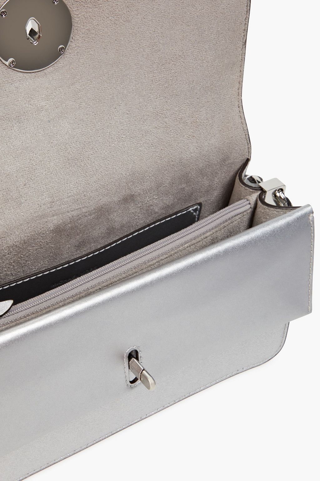 MICHAEL MICHAEL KORS Metallic textured-leather shoulder bag
