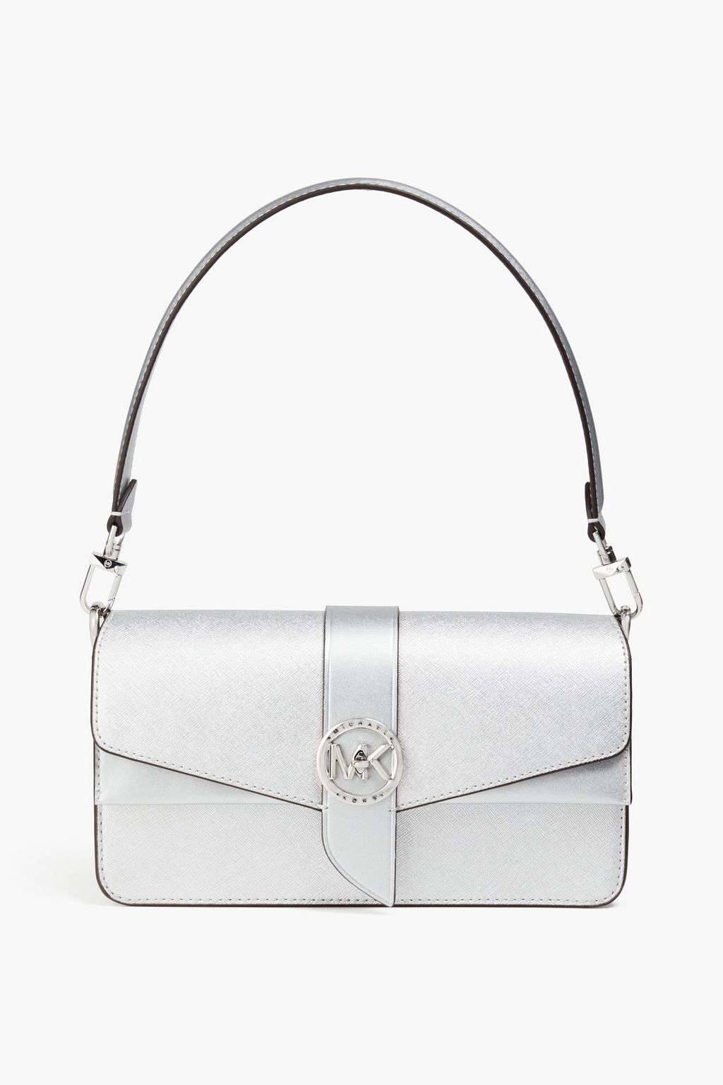 MICHAEL MICHAEL KORS Metallic textured-leather shoulder bag