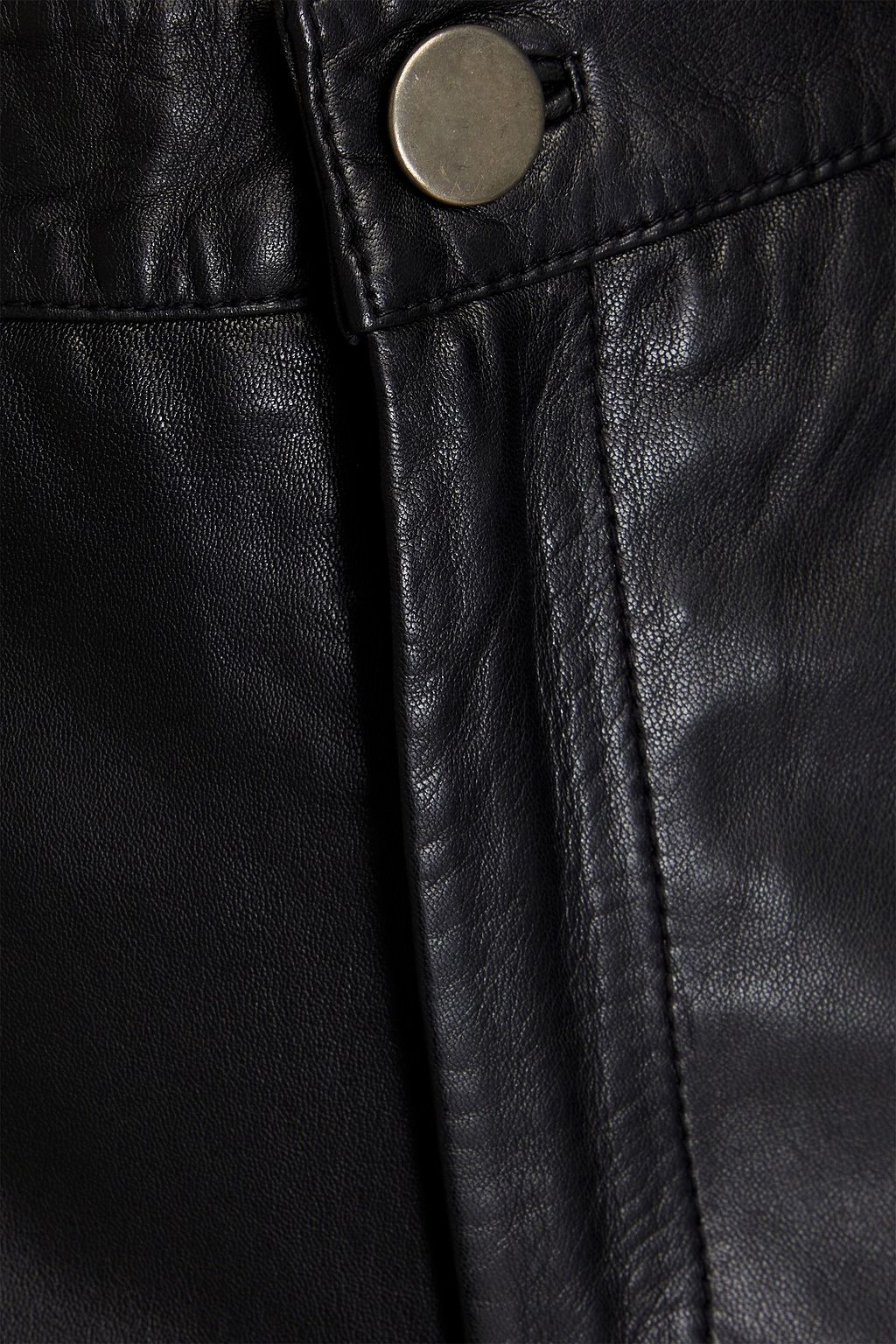 WALTER BAKER Yvette snake-effect leather straight-leg pants