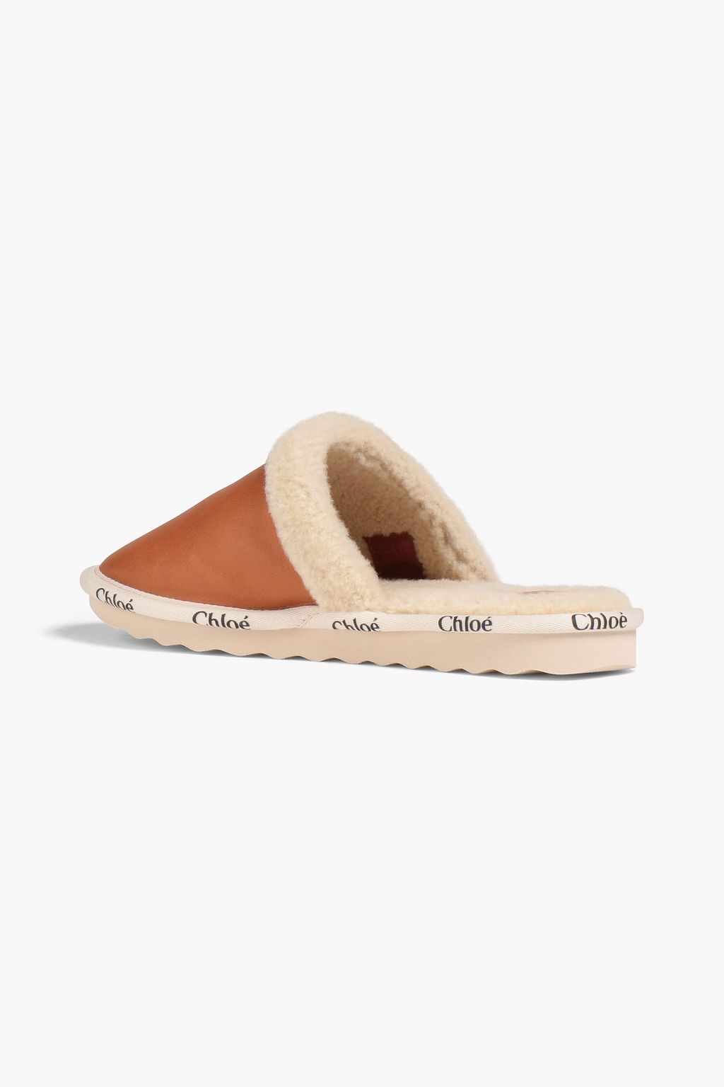 CHLOÉ Woody Slippers aus Shearling