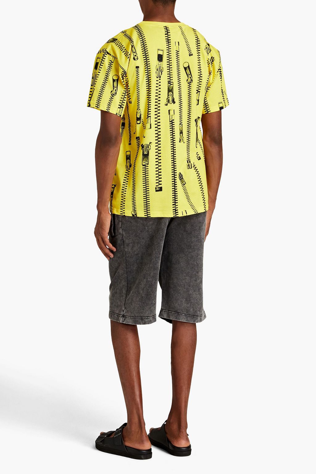 MOSCHINO Printed cotton-jersey T-shirt