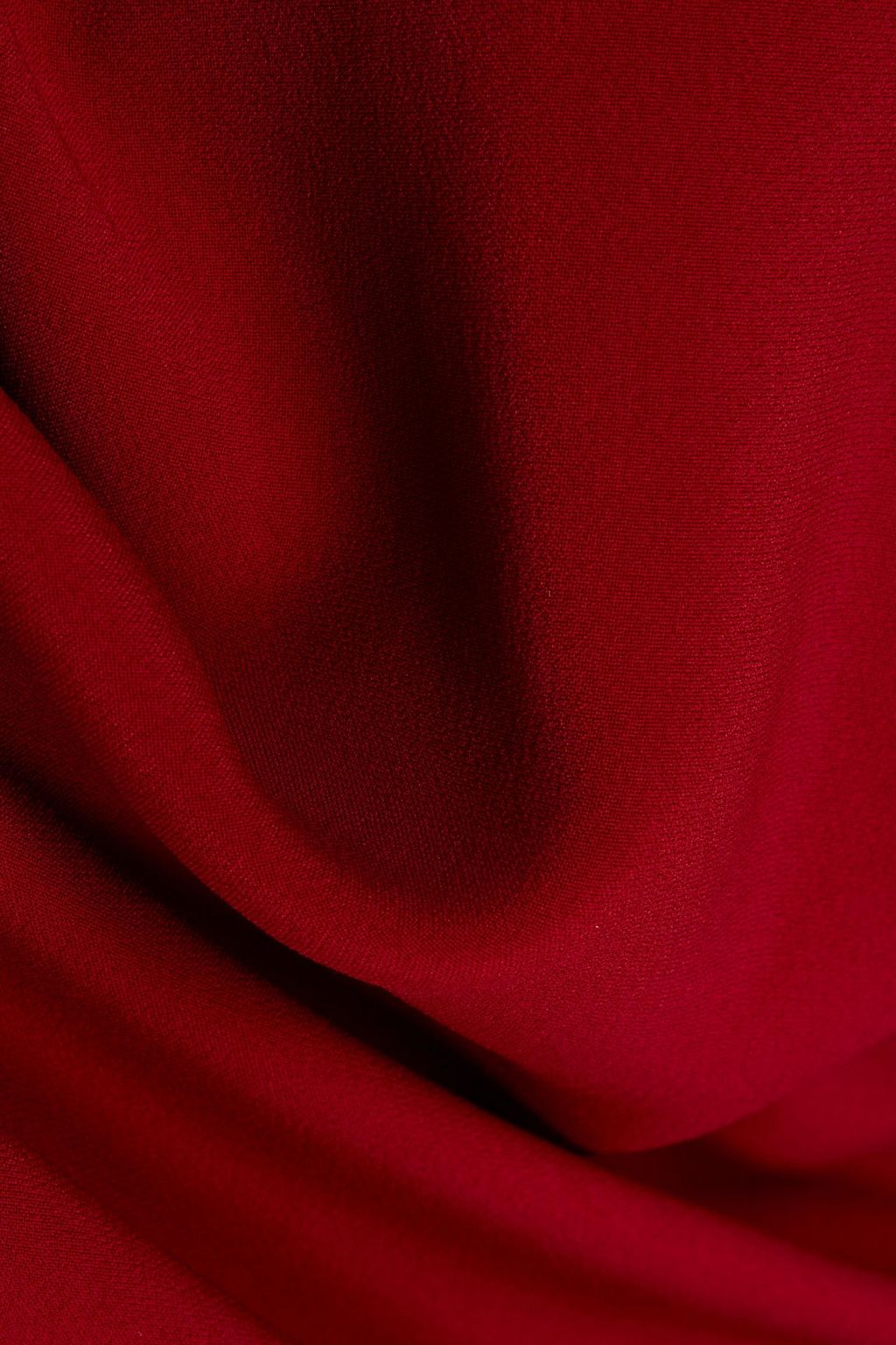 VALENTINO GARAVANI Gathered crepe maxi dress