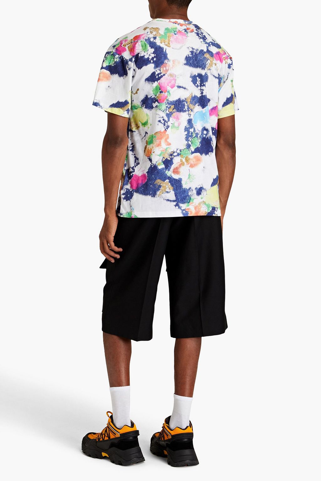 MOSCHINO Printed cotton-jersey T-shirt