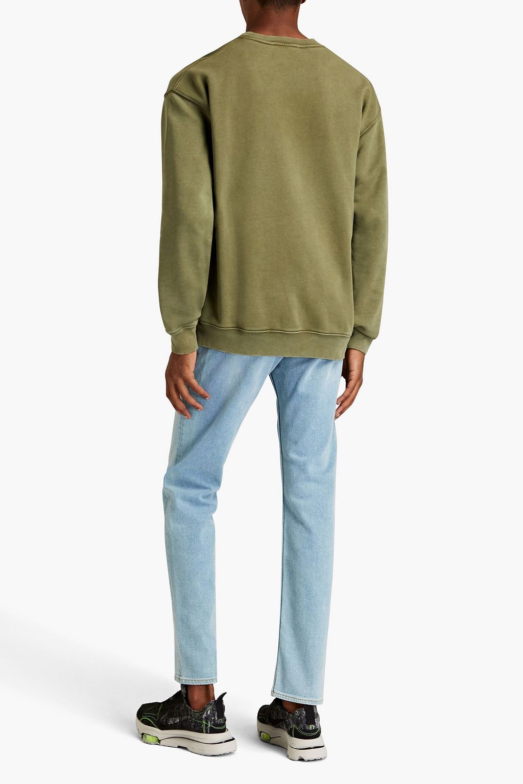 MOSCHINO Sweatshirt aus Baumwollfrottee mit Print