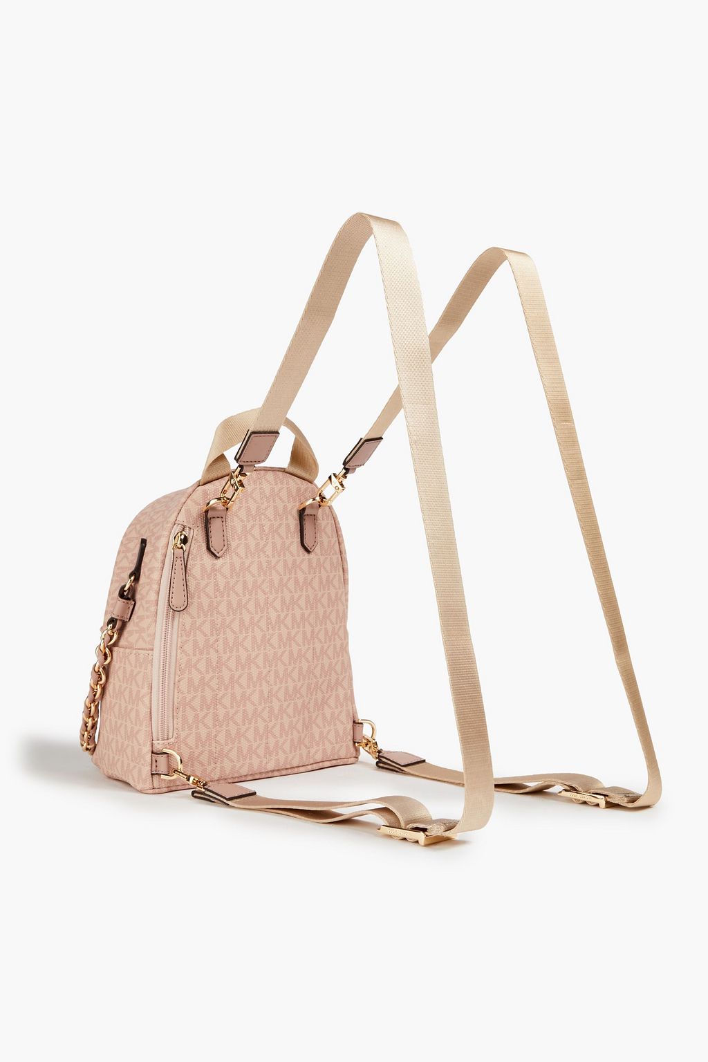 MICHAEL MICHAEL KORS Slater logo-print faux textured-leather backpack