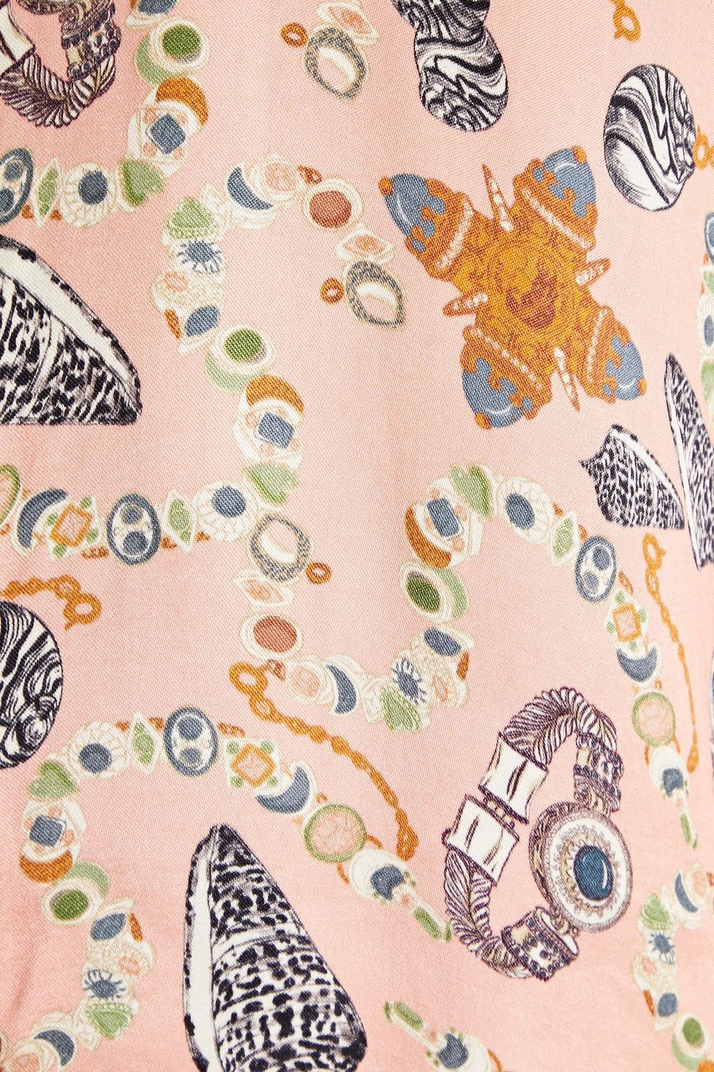 SENSI STUDIO Printed twill shirt