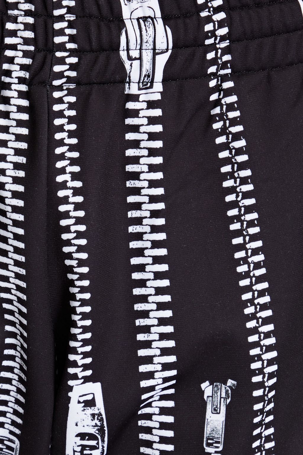 MOSCHINO Bedruckte Sporthose aus glänzendem Jersey