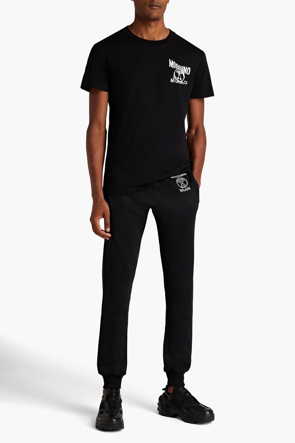 MOSCHINO Bedruckte Sporthose aus Jersey