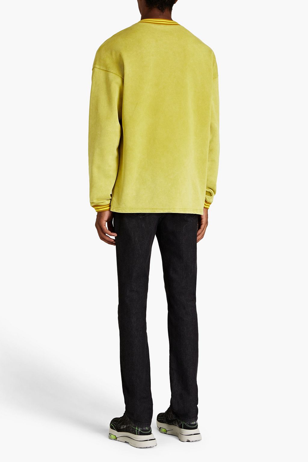MOSCHINO Sweatshirt aus Baumwollfrottee mit Stickereien