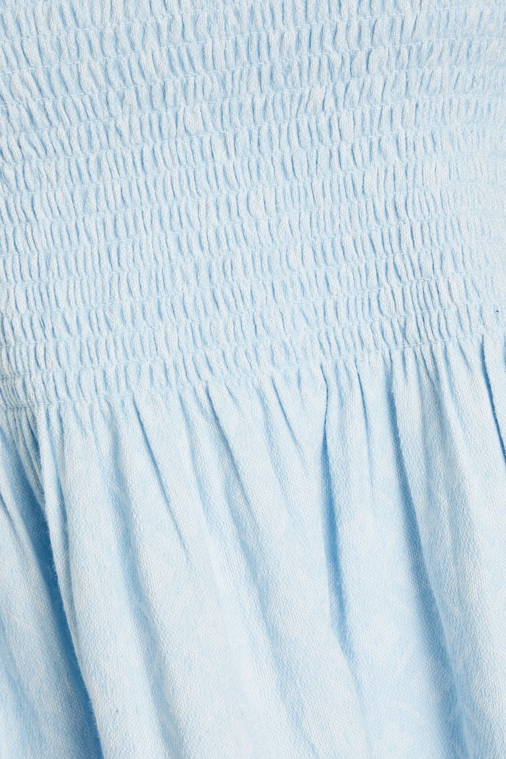 SUMMERY COPENHAGEN 핀턱 디테일 우븐 탑