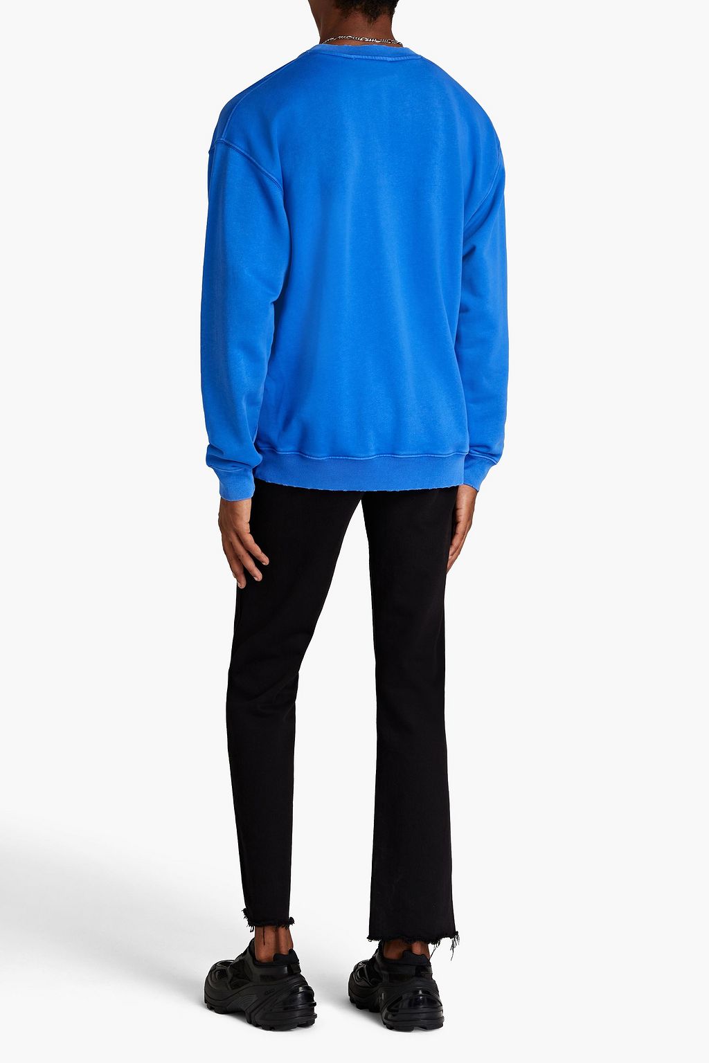 MOSCHINO Sweatshirt aus Baumwollfrottee mit Print