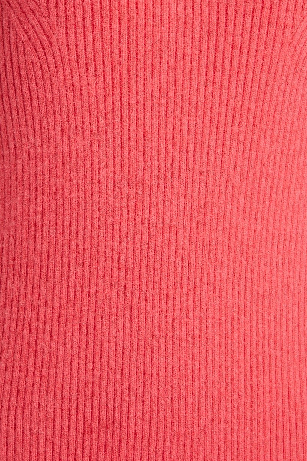 NAADAM Ribbed cashmere midi dress