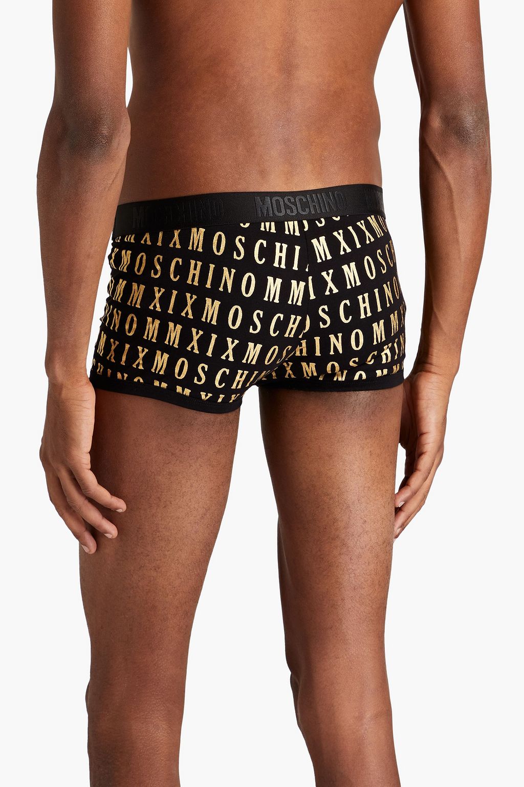 MOSCHINO Logo-print stretch-cotton jersey boxer briefs