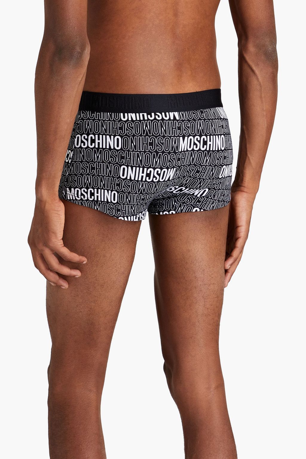 MOSCHINO Logo-print stretch-cotton jersey boxer briefs