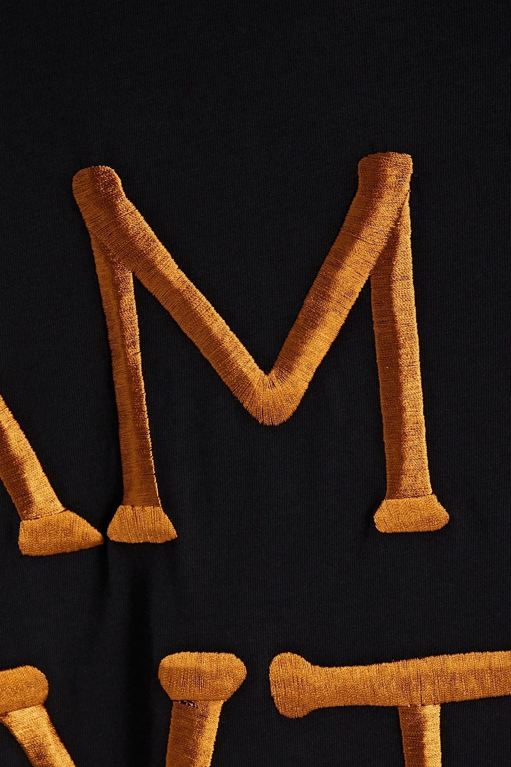 MOSCHINO T-Shirt aus Baumwoll-Jersey mit Stickereien