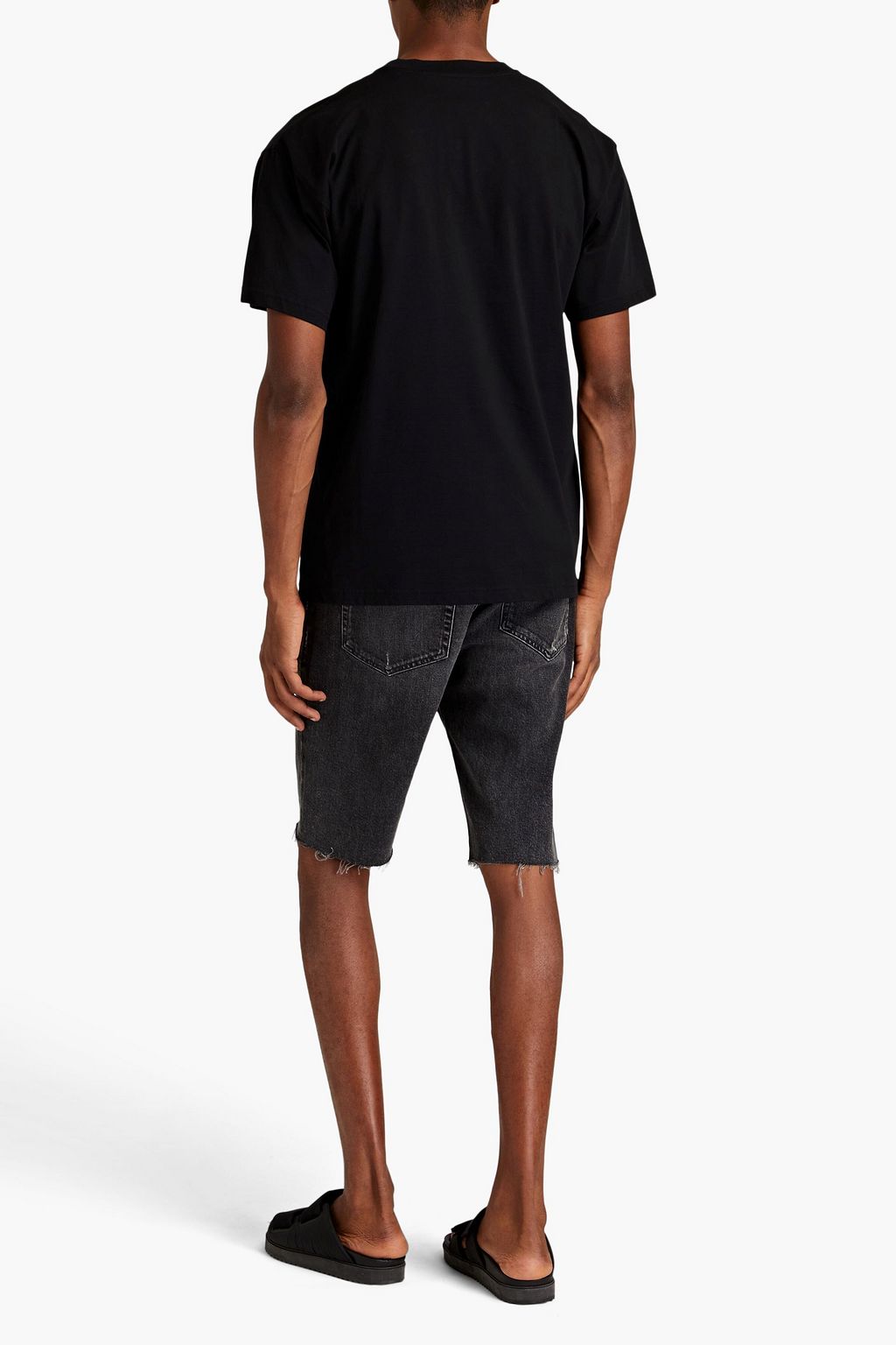 MOSCHINO T-Shirt aus Baumwoll-Jersey mit Stickereien