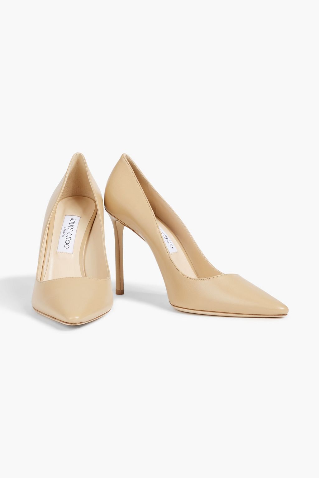 JIMMY CHOO Romy 100 leather pumps THE
