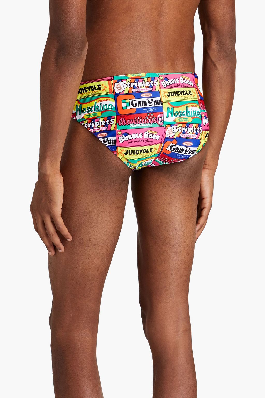 MOSCHINO Printed swim briefs