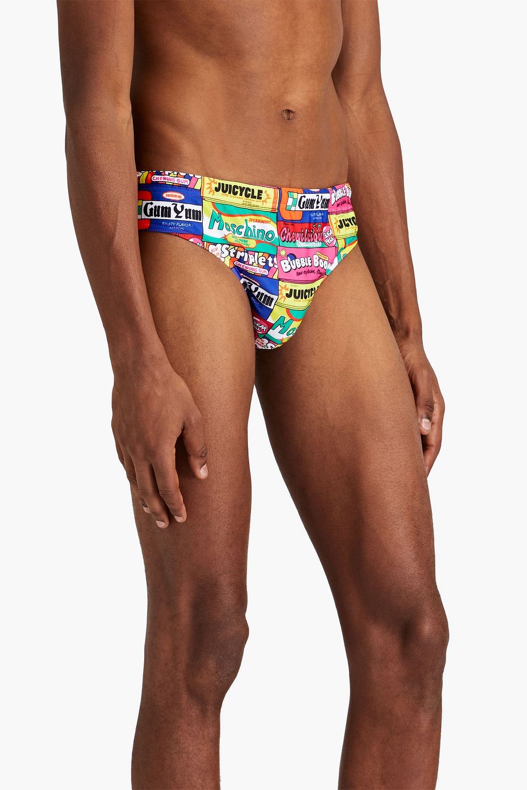MOSCHINO Printed swim briefs