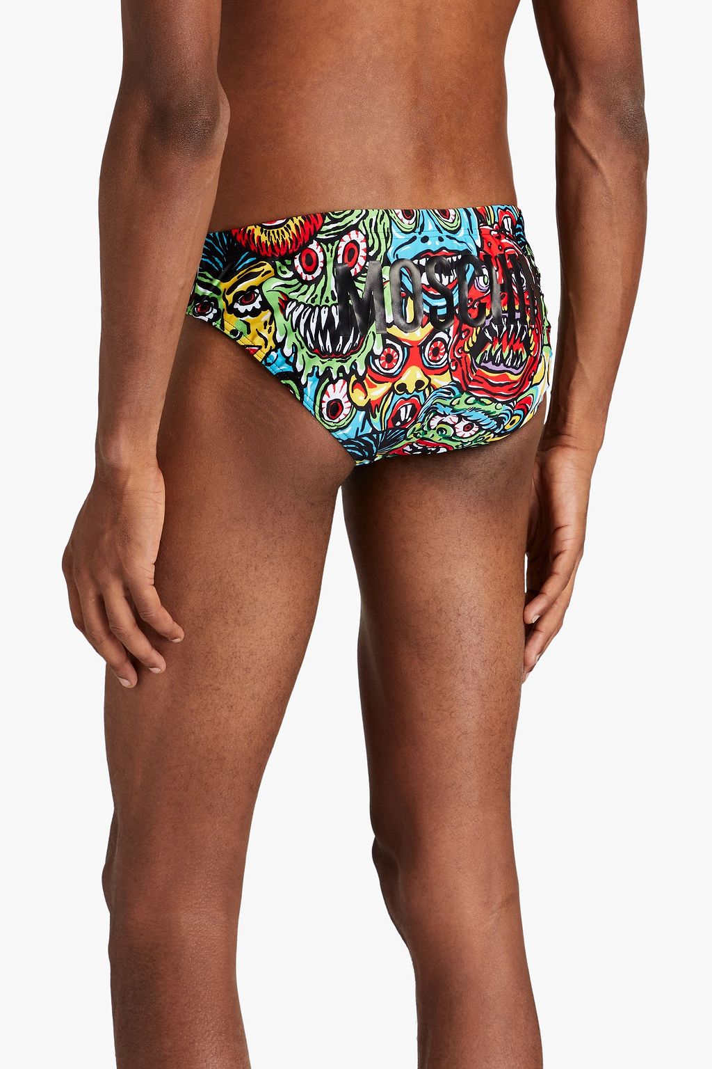 MOSCHINO Printed swim briefs