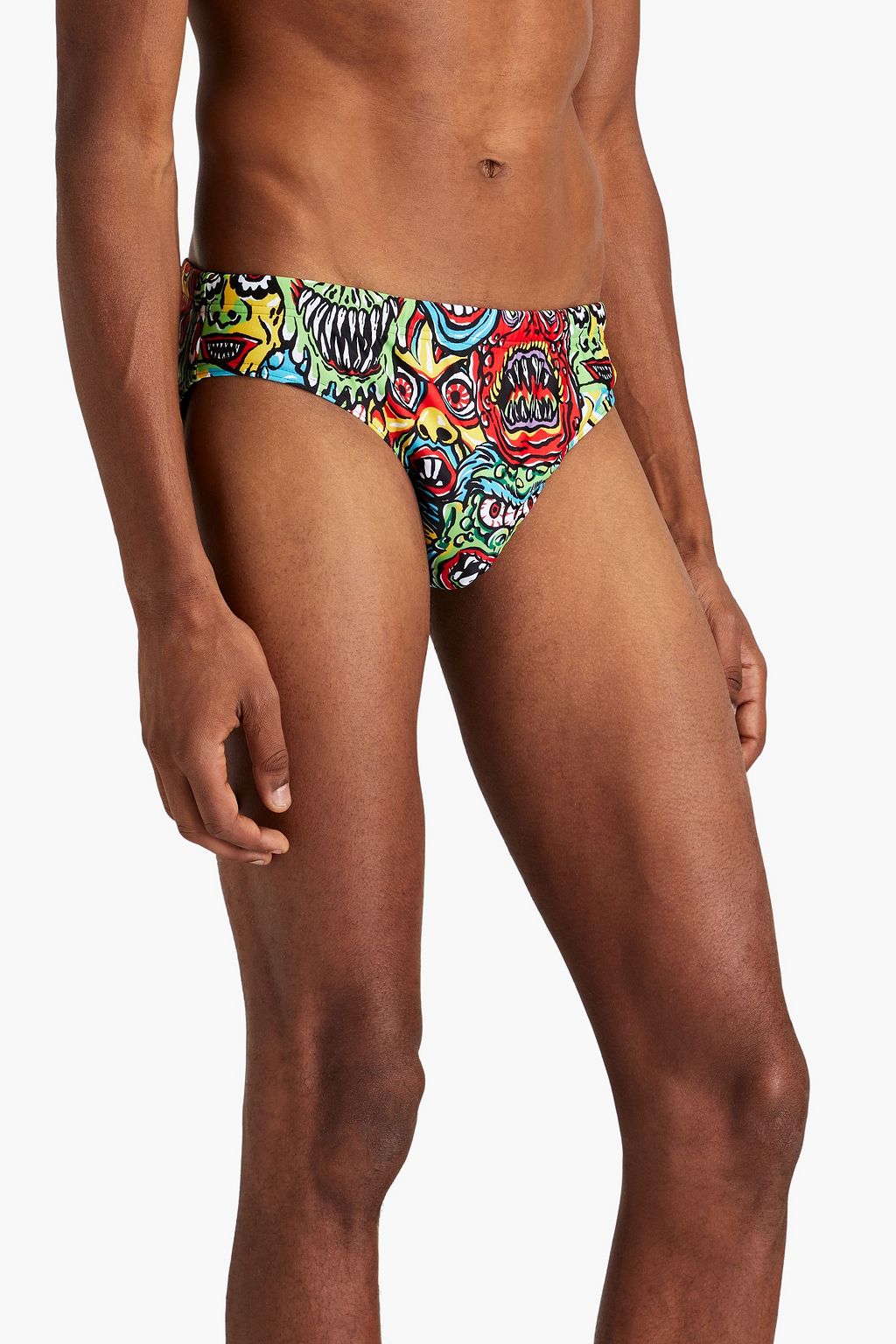 MOSCHINO Printed swim briefs