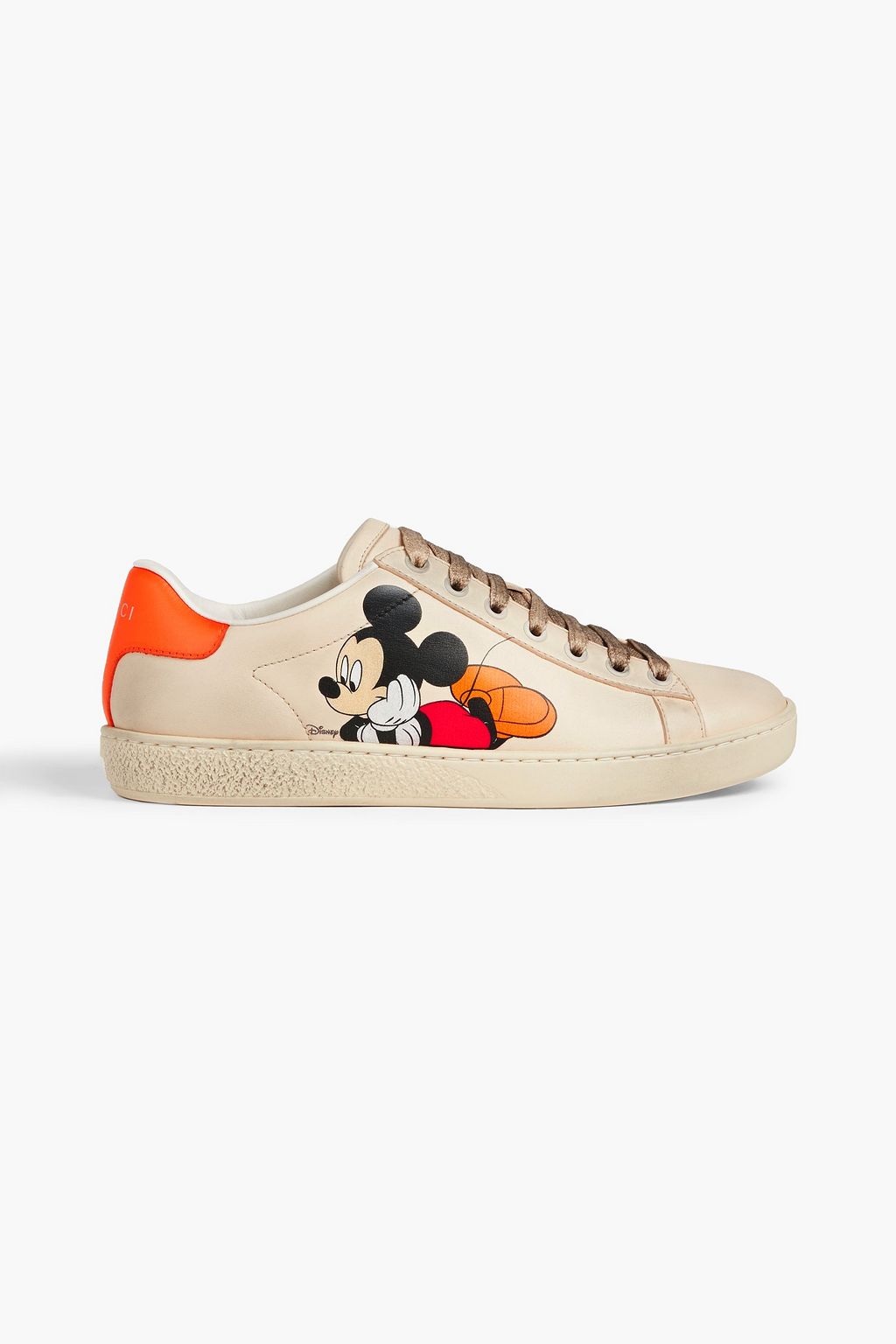 GUCCI + Disney Ace printed leather sneakers | THE OUTNET