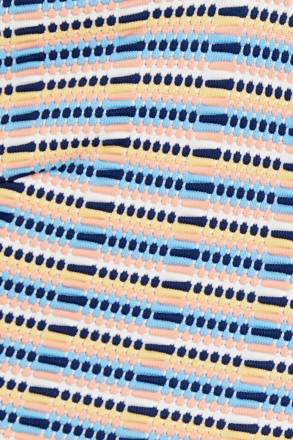ONIA Amber striped bikini top