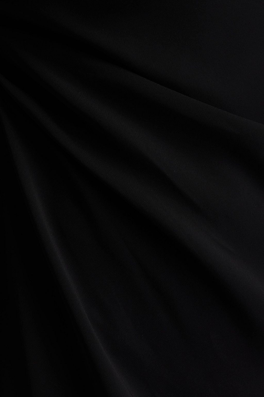 VALENTINO GARAVANI Cape-effect draped stretch-cady midi dress