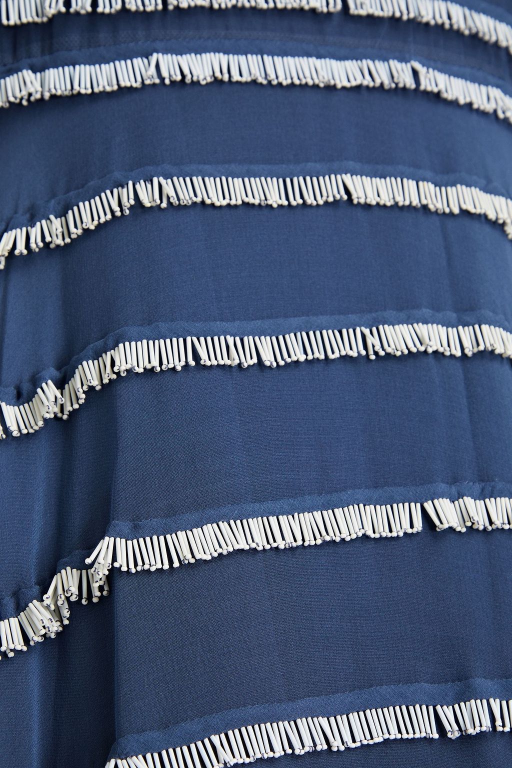 VALENTINO GARAVANI Embellished silk-chiffon dress