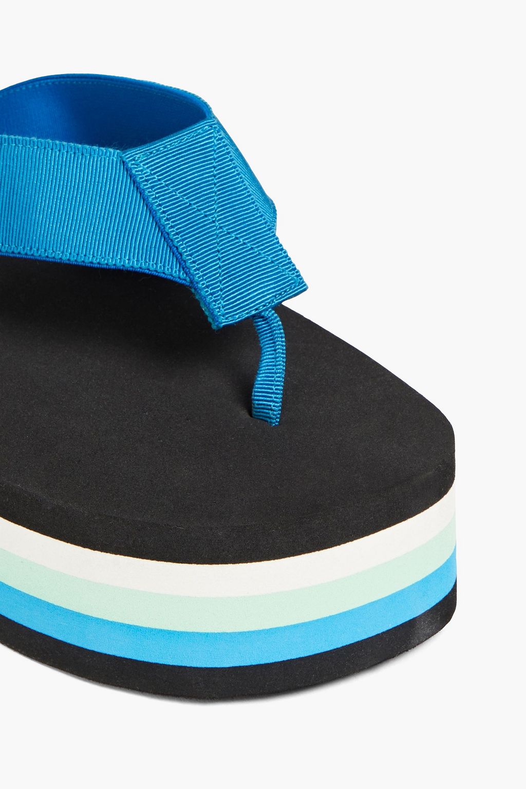 MOSCHINO Grosgrain platform sandals