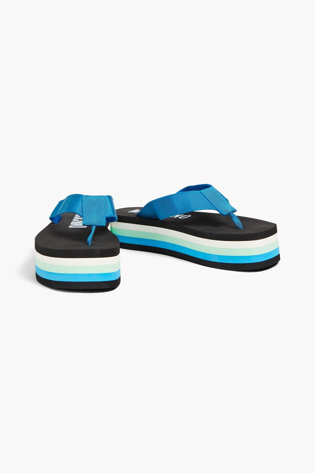 MOSCHINO Grosgrain platform sandals