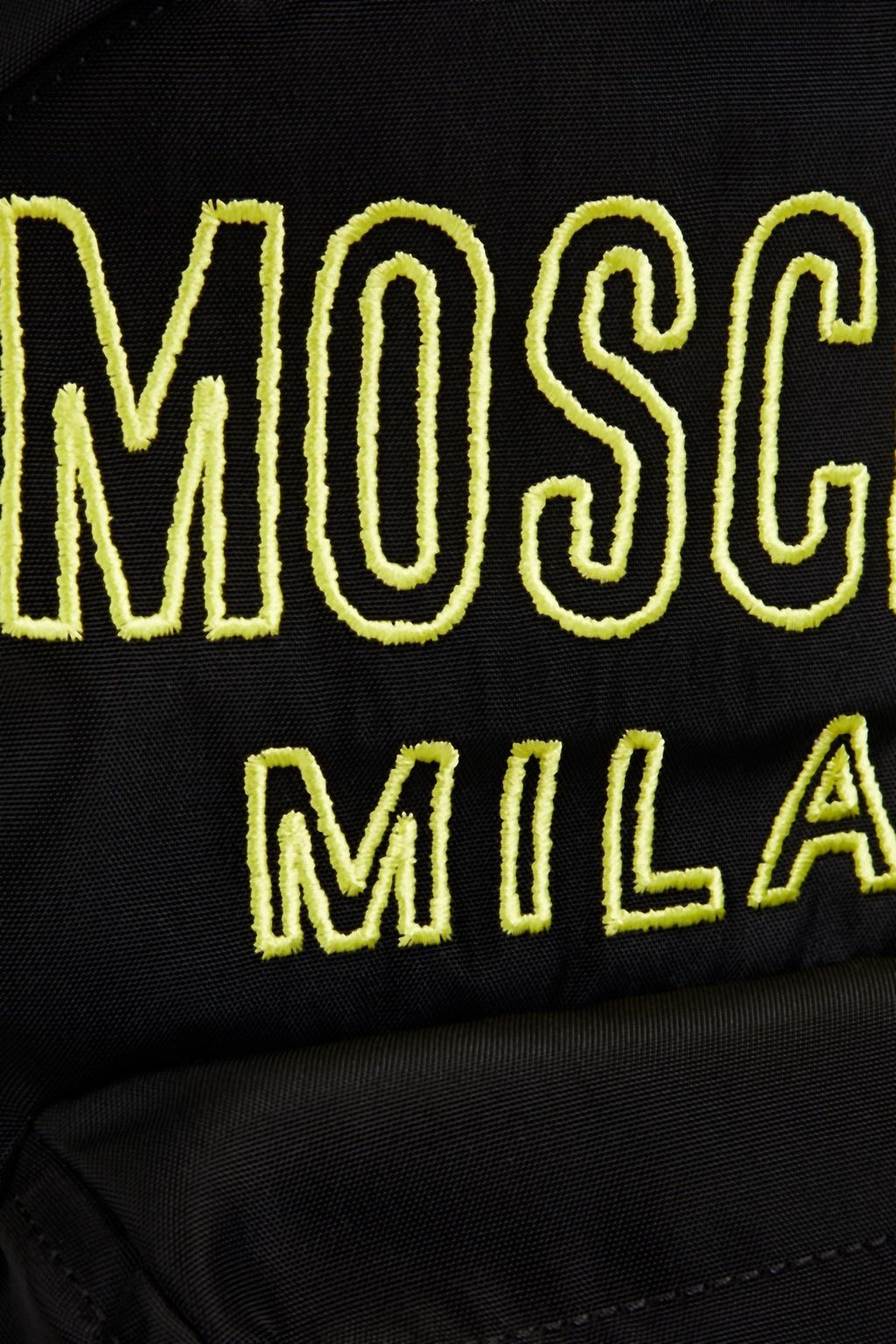 MOSCHINO Rucksack aus Canvas mit Logostickerei