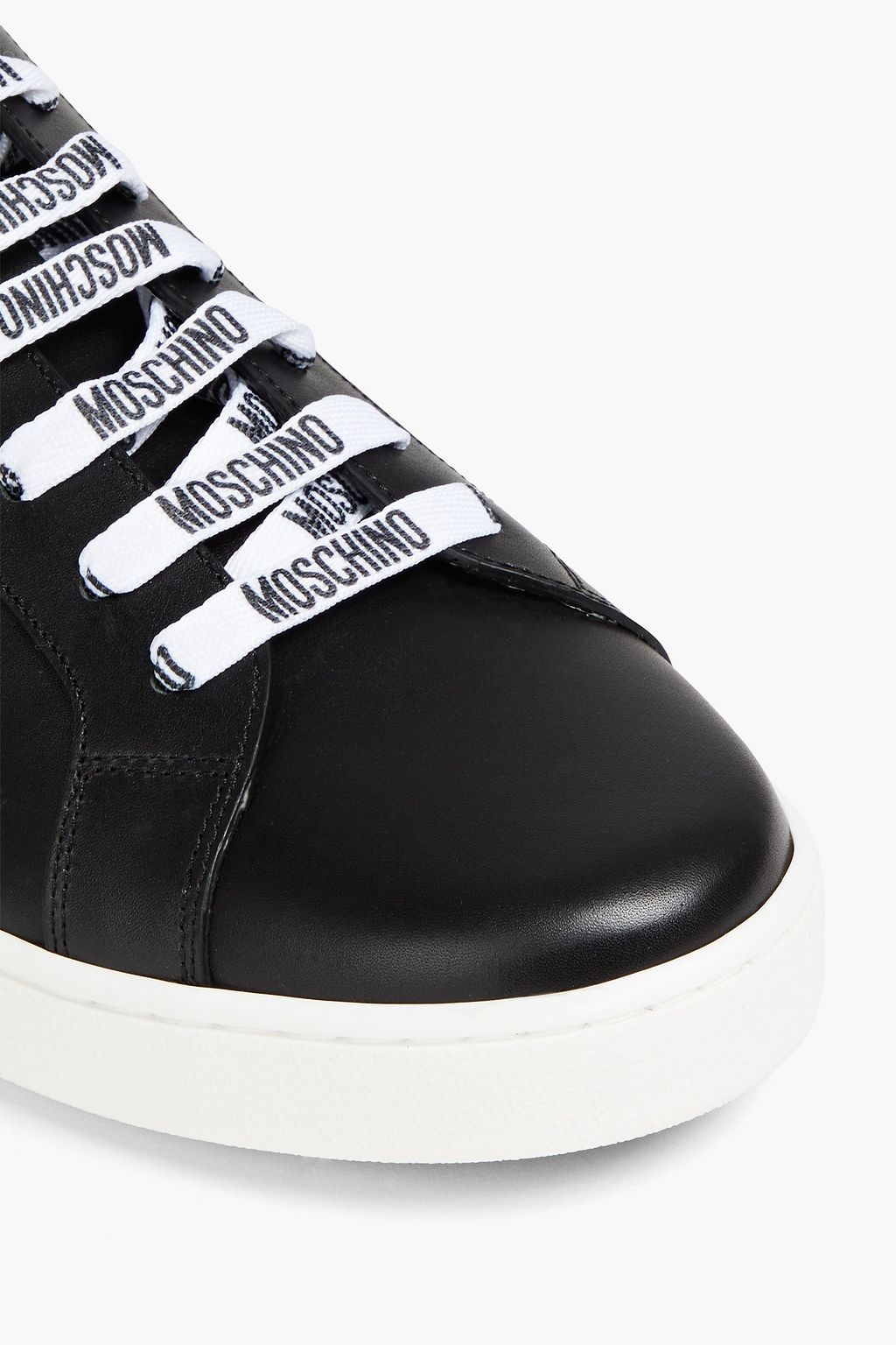MOSCHINO Leather sneakers