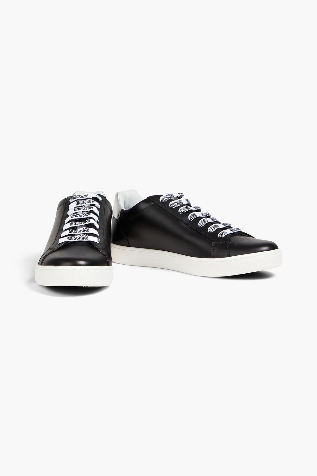 MOSCHINO Leather sneakers