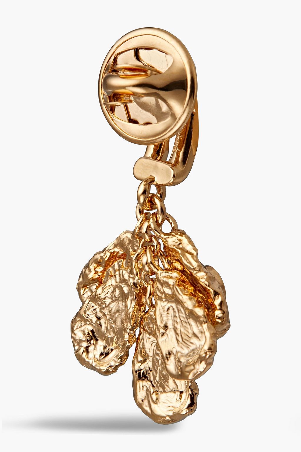 CHLOÉ Gold-tone crystal brooch