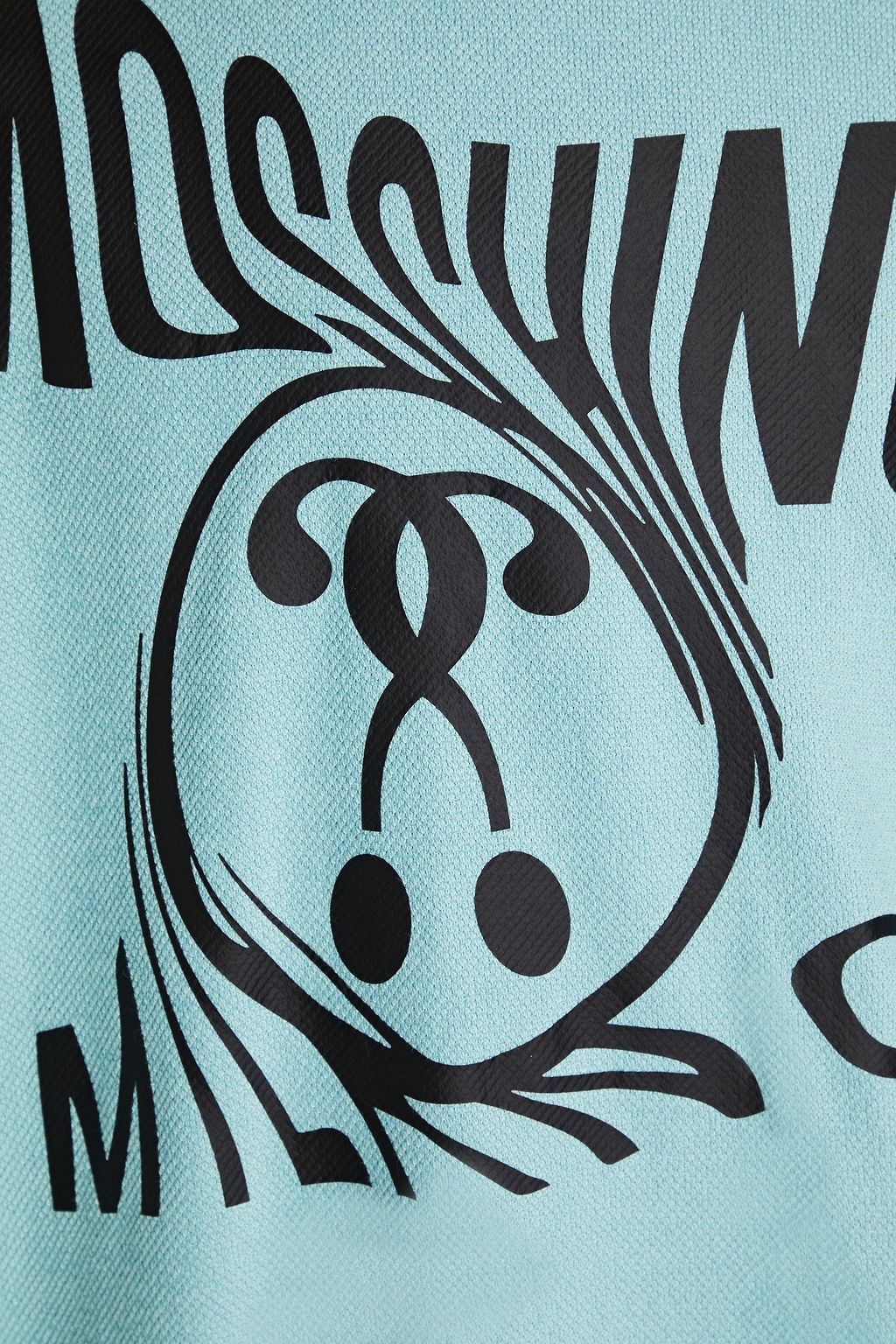MOSCHINO Sweatshirt aus Frottee aus einer Baumwollmischung mit Print