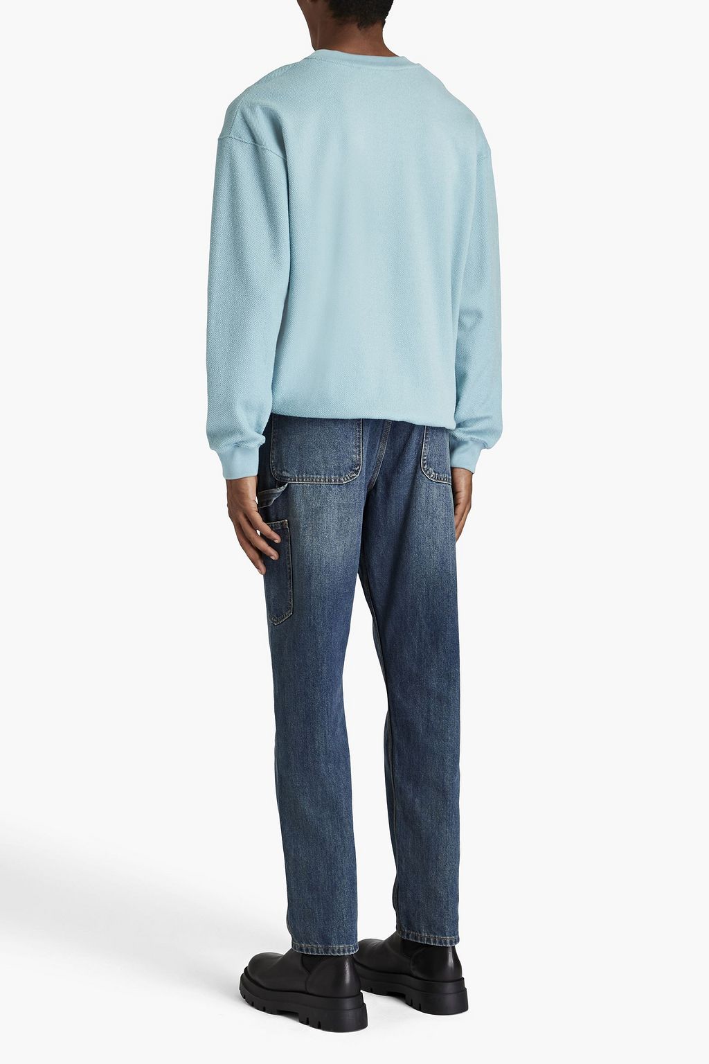 MOSCHINO Sweatshirt aus Frottee aus einer Baumwollmischung mit Print
