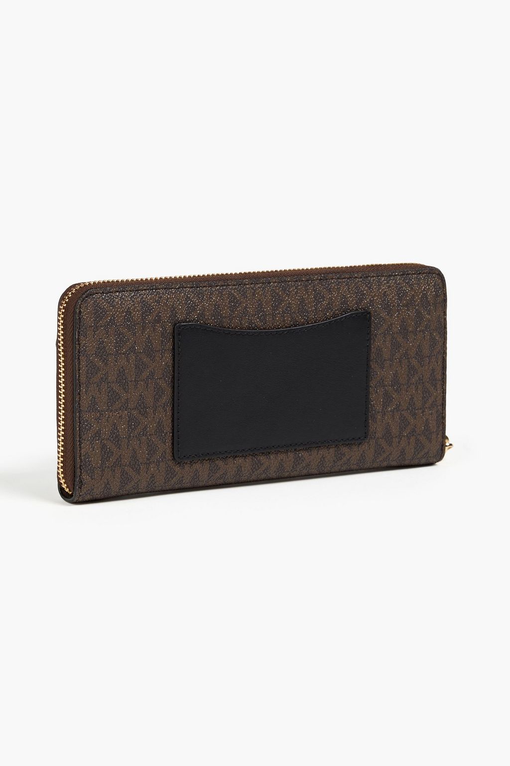 MICHAEL MICHAEL KORS Printed faux textured-leather continental wallet