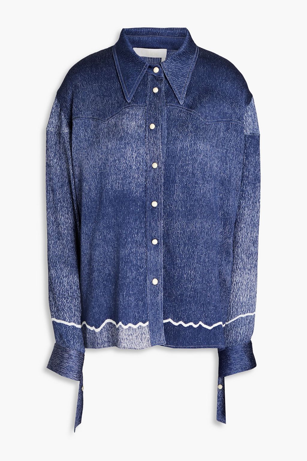 Silk shirt sale sale