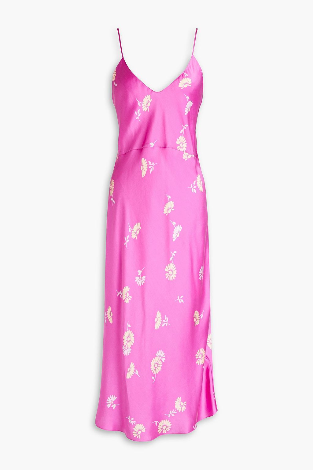 EQUIPMENT Sabelia floral print silk satin slip dress THE OUTNET