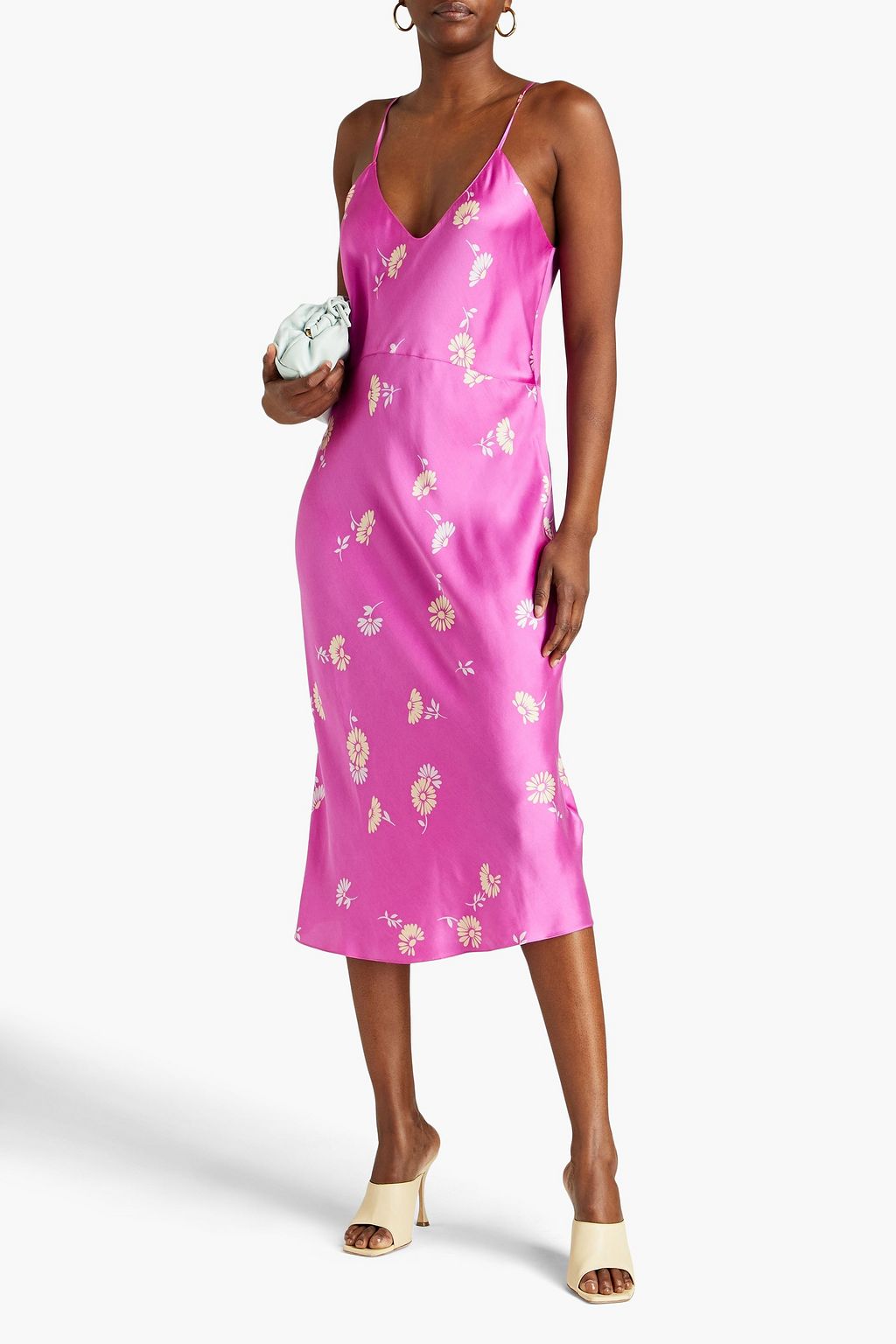 EQUIPMENT Sabelia floralprint silksatin slip dress THE