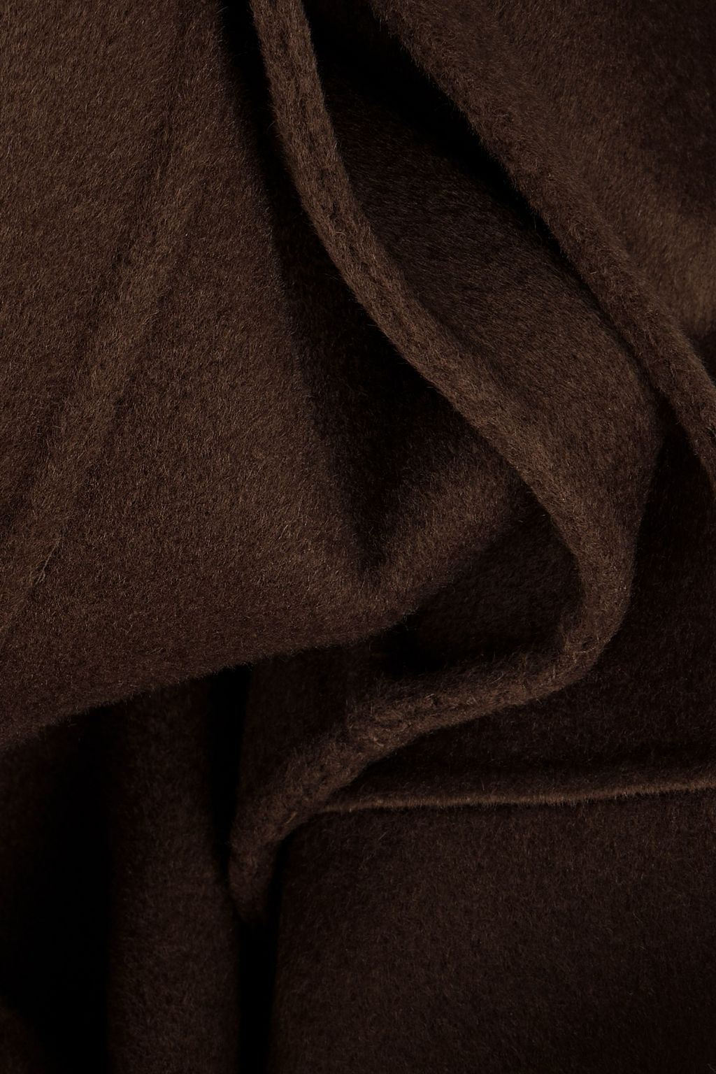 FRAME Wool-blend felt scarf