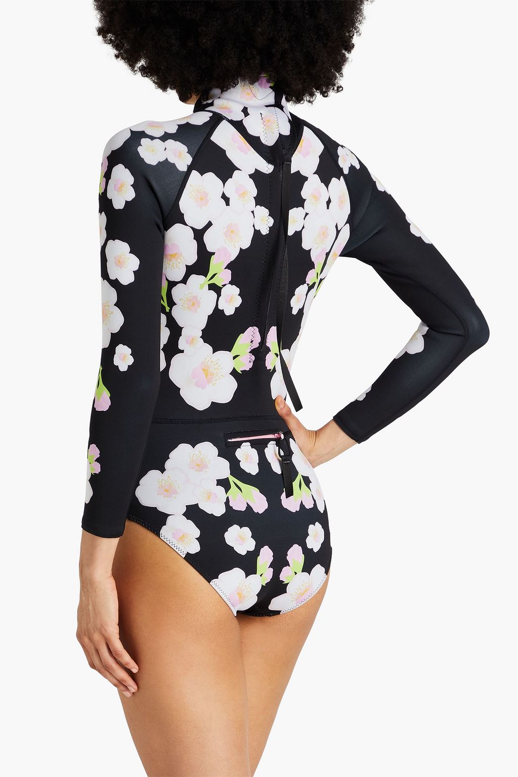 CYNTHIA ROWLEY بدلة سباحة بطبعة الأزهار