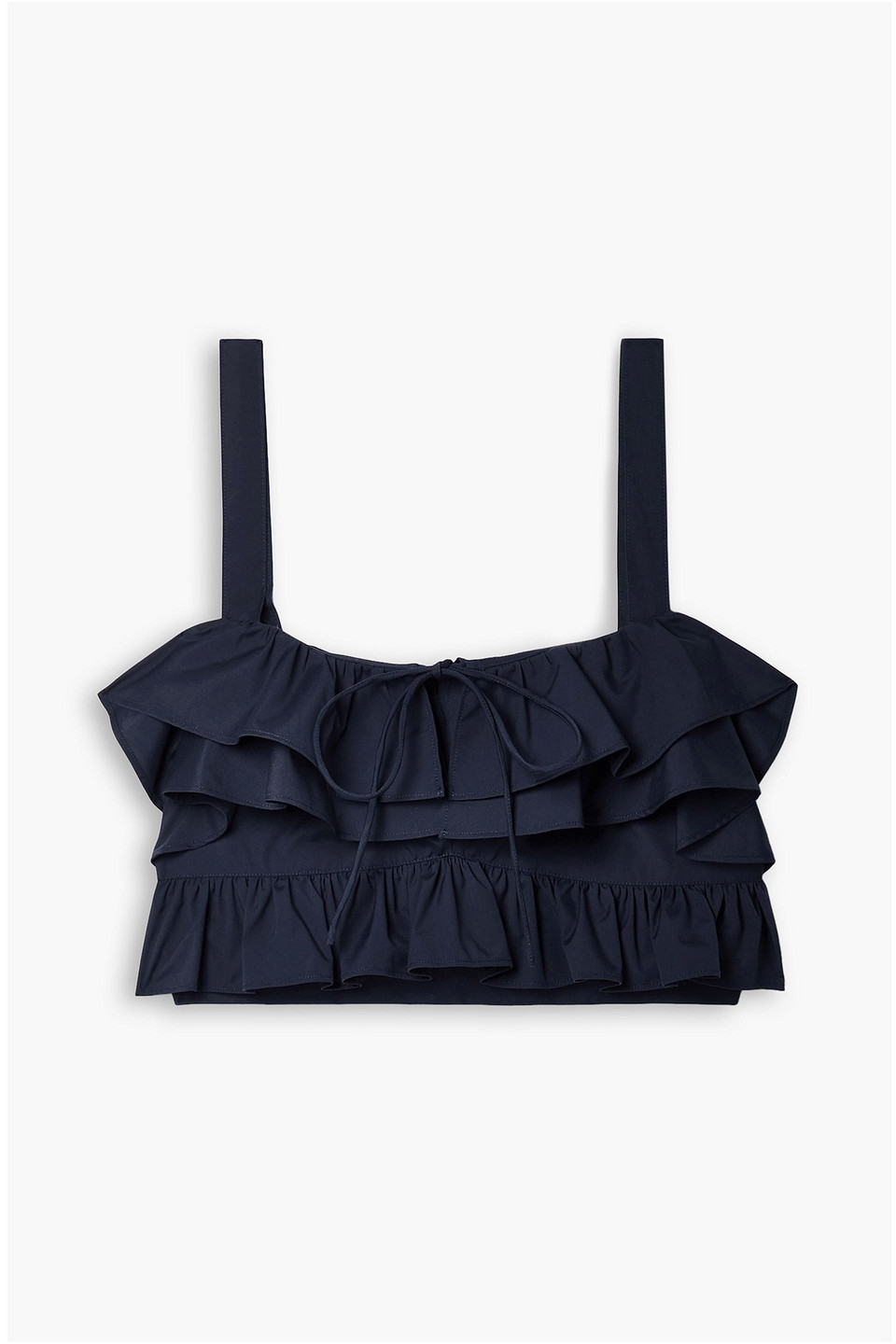 Jason Wu Sweetheart Crop Top In Blue