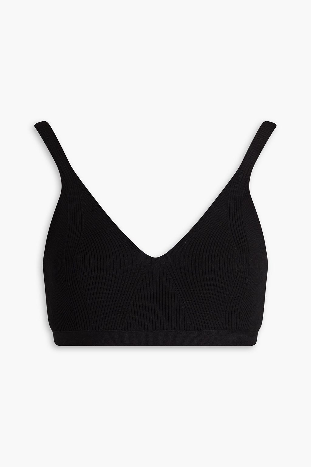 Ribbed Knit Bra Top