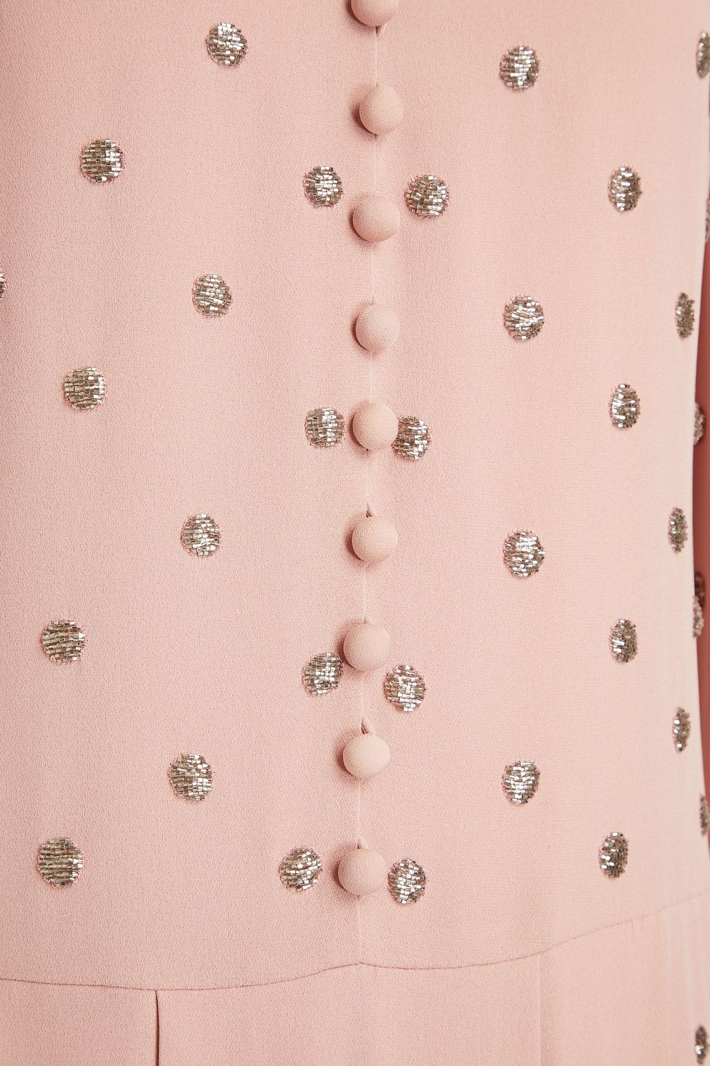 VALENTINO GARAVANI シルククレープデシン ワンピース タック入り