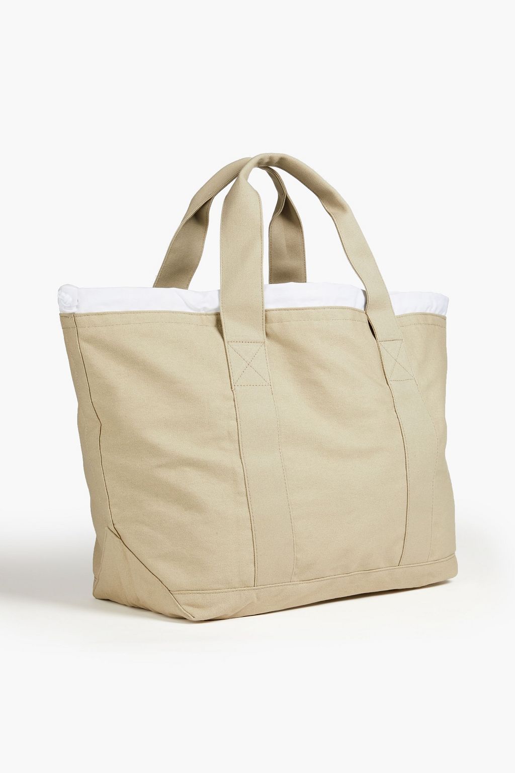 ONIA Linen-canvas tote
