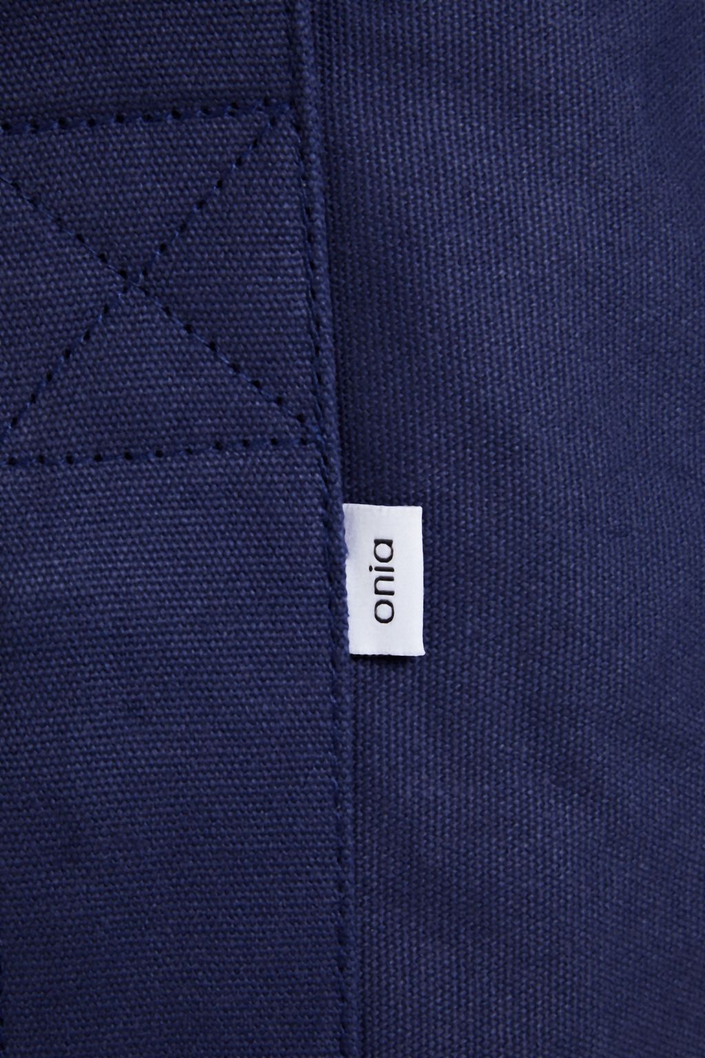 ONIA Linen-canvas tote